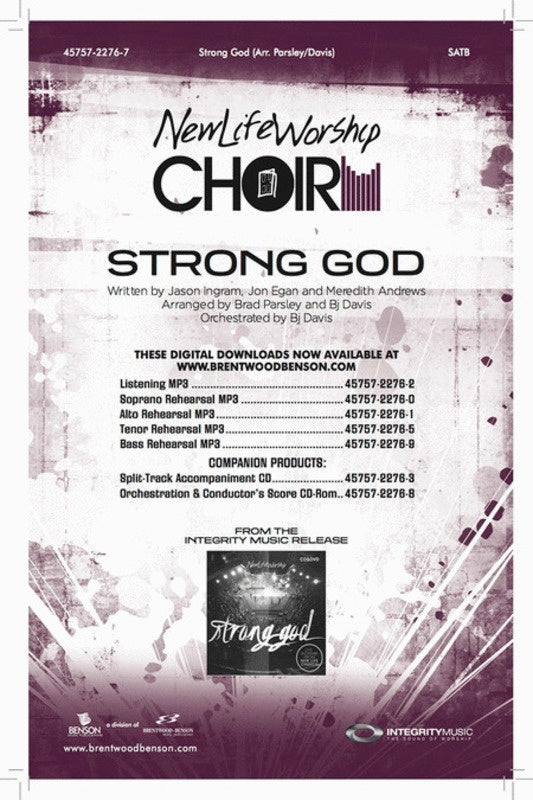 Strong God SATB
