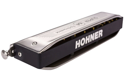 Hohner Super 64 Professional Chromatic Harmonica Key of C with VarioSpring System and SilentSlide — view 3