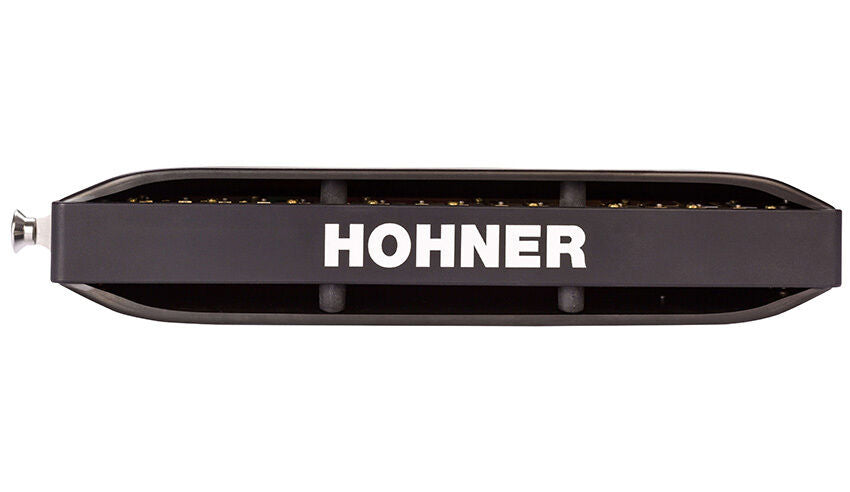 Hohner Super 64X Professional Chromatic Harmonica, Key of C, 16 Holes, 4 Octaves, Brass Reed Plates, Nylon Case, SilentSlide System — view 3