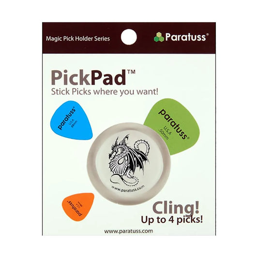 PickPad Heavy Duty Pick Holder Wyvern - Holds 4 Picks, 30mm Diameter, Ideal for Polyurethane or Shellac Finishes