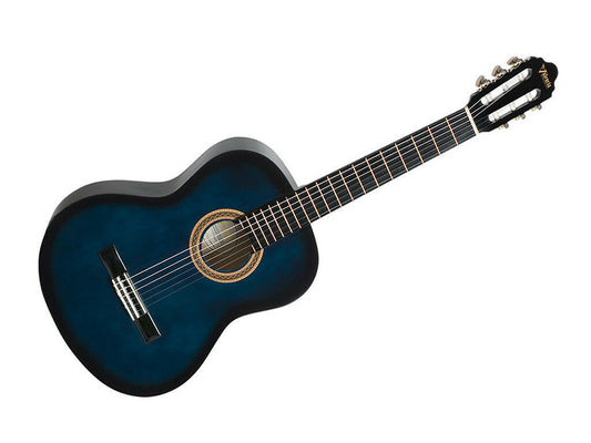 Valencia Nylon String Guitar Half Size (1/2) Blue New