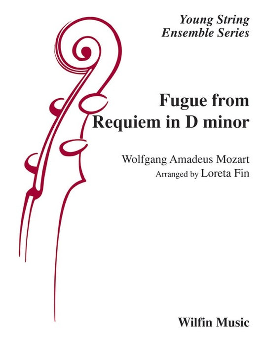 Fugue From Requiem In D Minor String Orchestra Gr 4