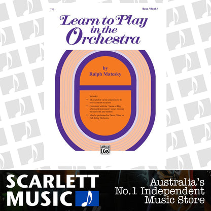 Learn To Play In The Orchestra Book 1 Double Bass — view 2
