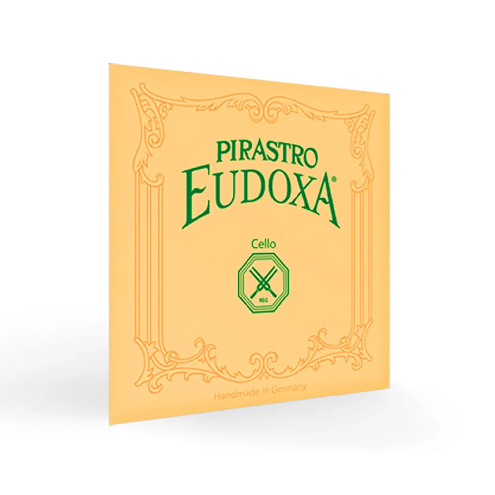 Pirastro Eudoxa D Cello String - Silver Wound on Gut