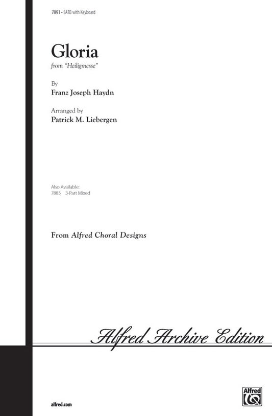 Gloria SATB Arr Liebergen