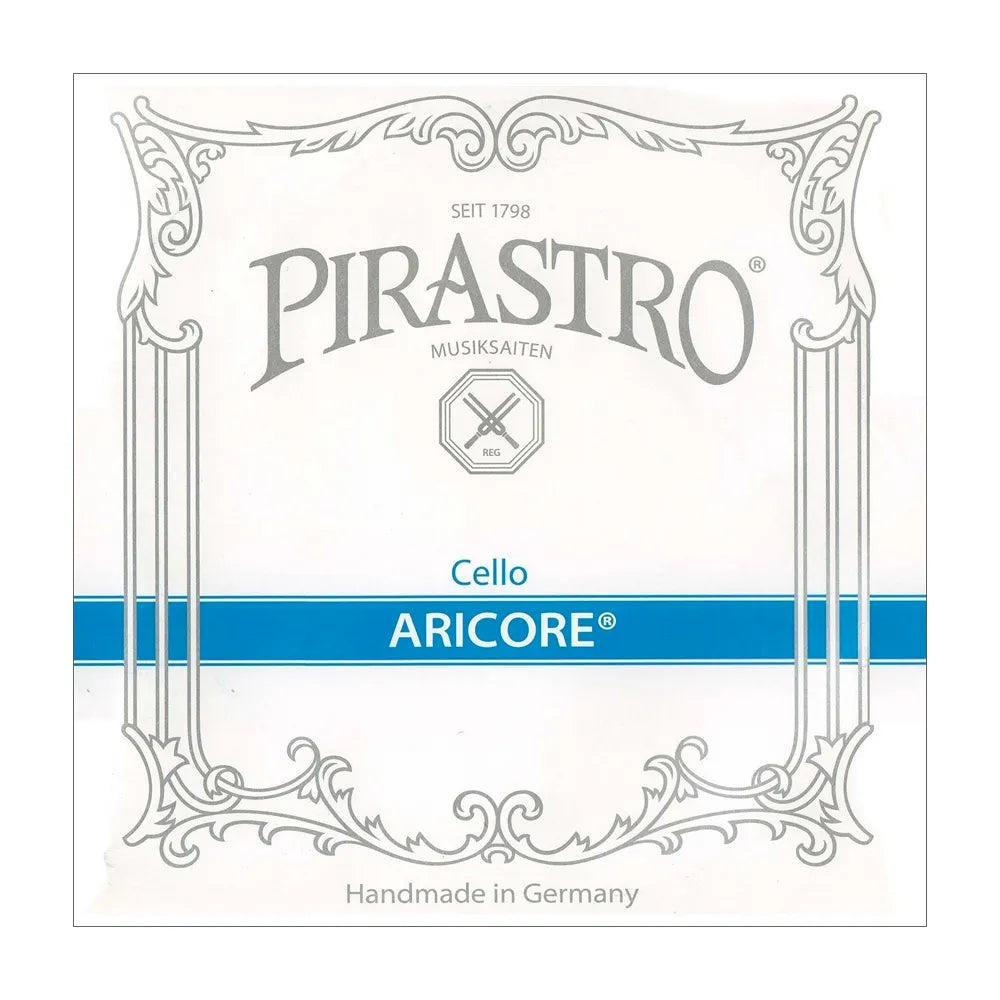 Pirastro Aricore C Cello String - Sterling Silver, Synthetic Core