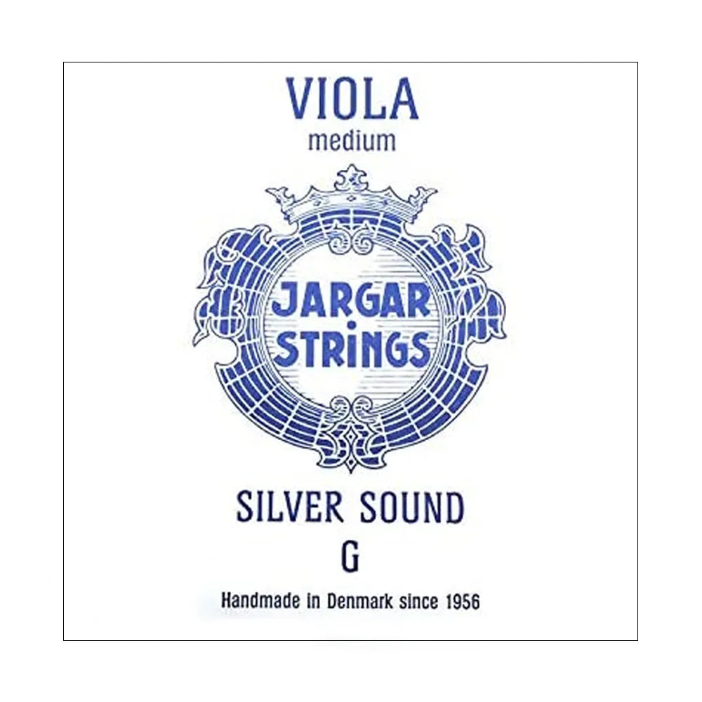 Jargar Viola String C Silver Medium Blue Pack