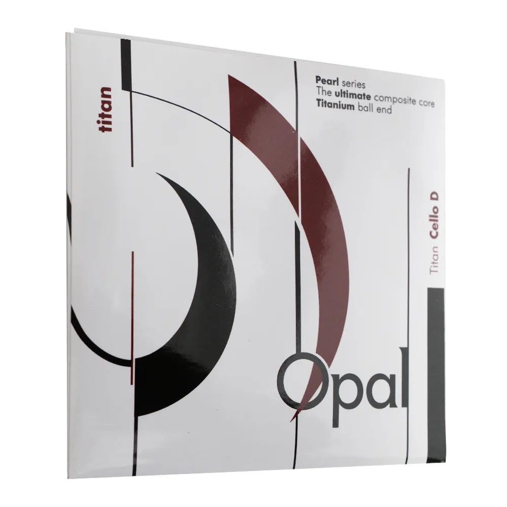 Opal Titan Steel Core Cello String D with Alloy Winding and Titanium Ball