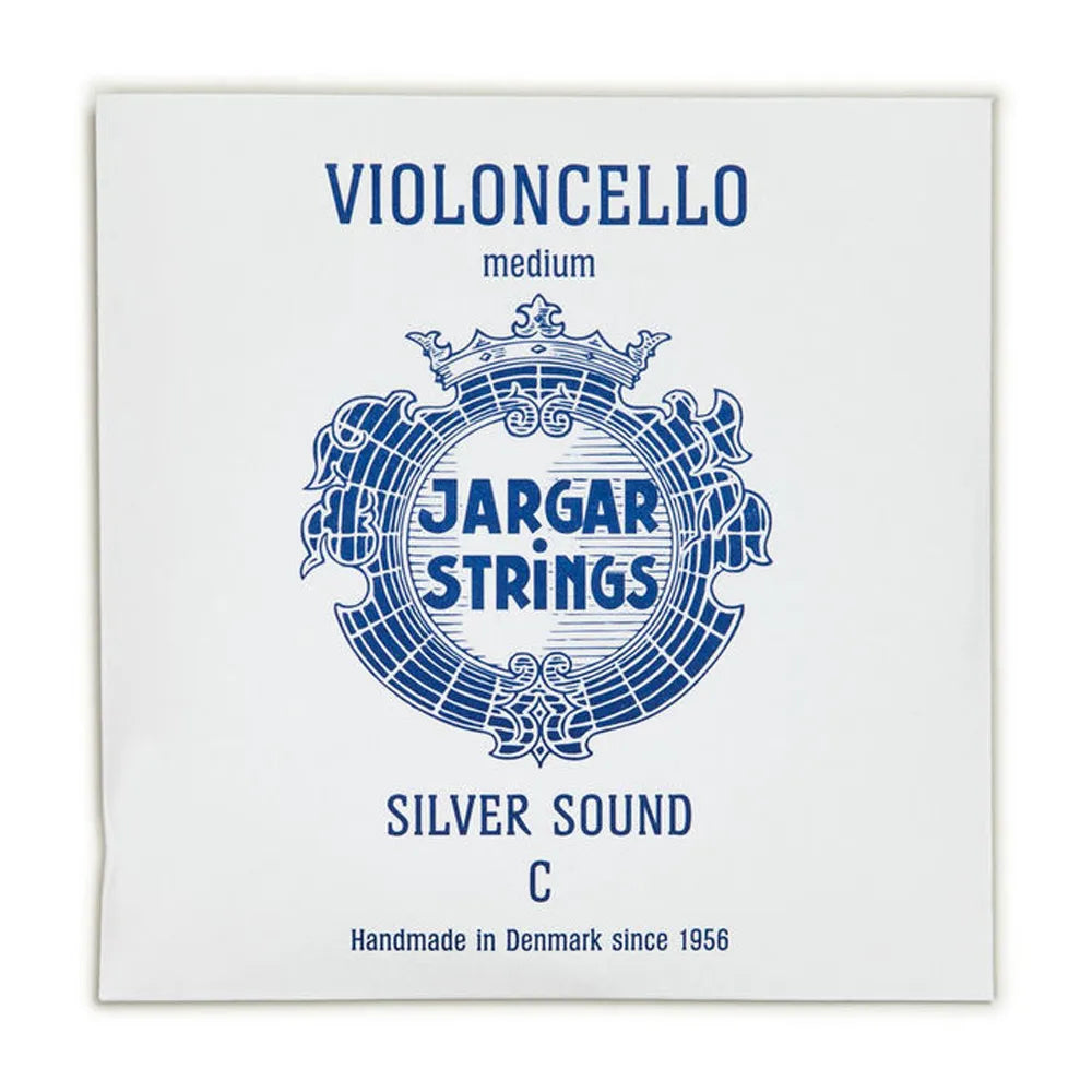 Jargar Silver Sound Cello Strings G and C Medium 4/4