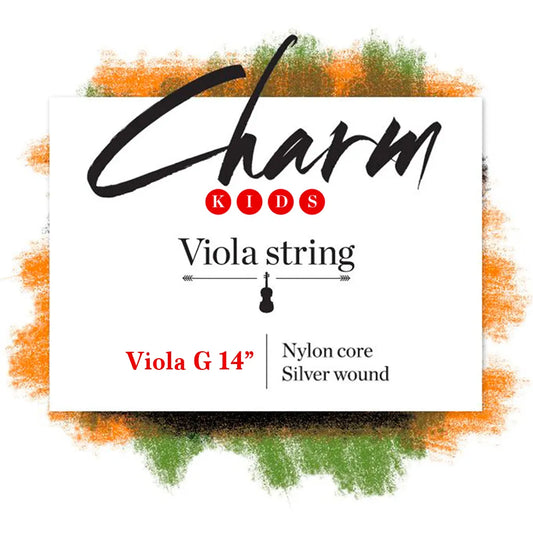 Charm Viola G String Silver 14 Inch