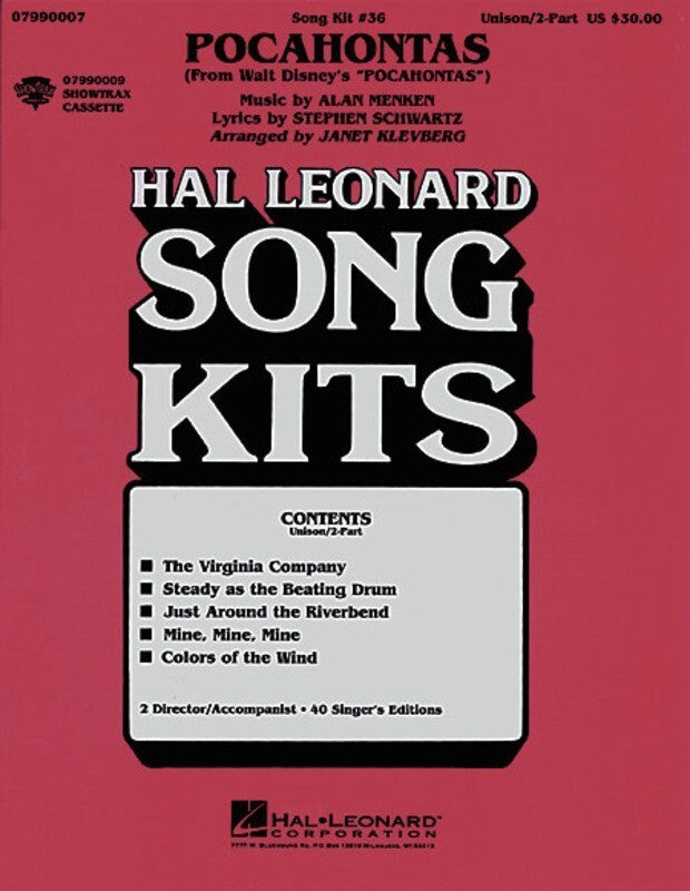 Song Kit 36 Pocahontas