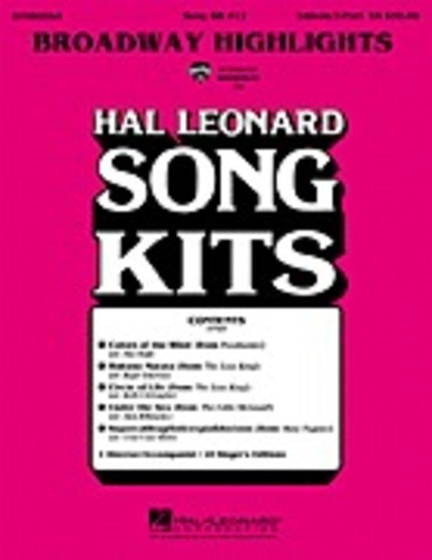 Song Kit 12 Broadway Unison/2 Pt Arr Muller