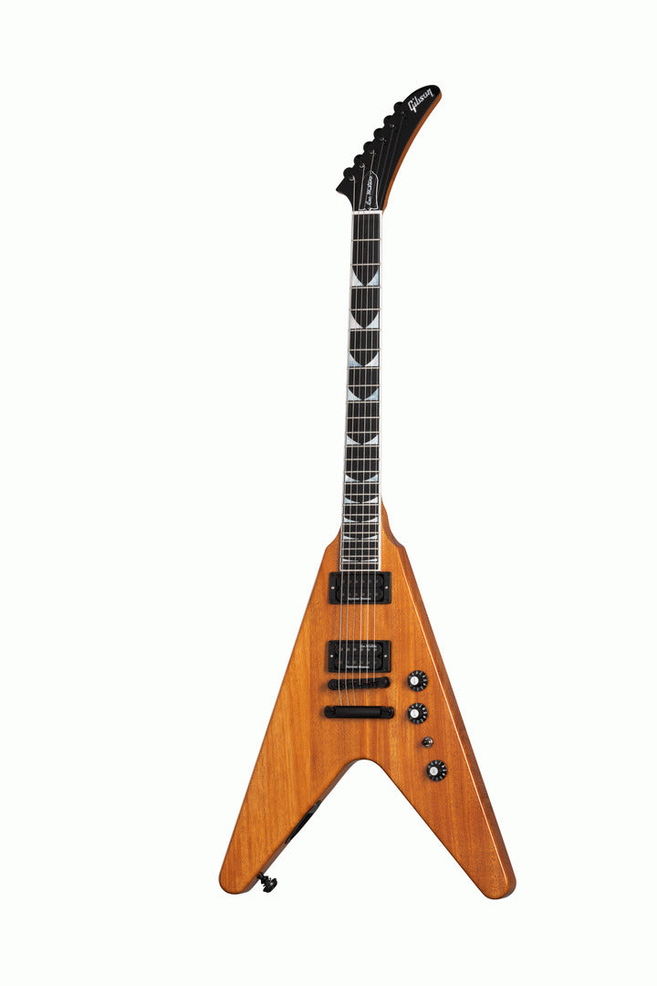 Gibson Dave Mustaine Signature Flying V EXP Electric Guitar Antique Natural w/ HardCase