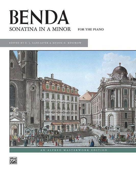 Benda Piano Sonatina in A Minor Sheet Music