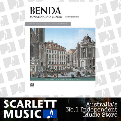 Benda Piano Sonatina in A Minor Sheet Music — view 2
