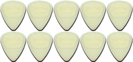10 x Jim Dunlop Glow In The Dark Standard .80MM Gauge Guitar Picks Nylon