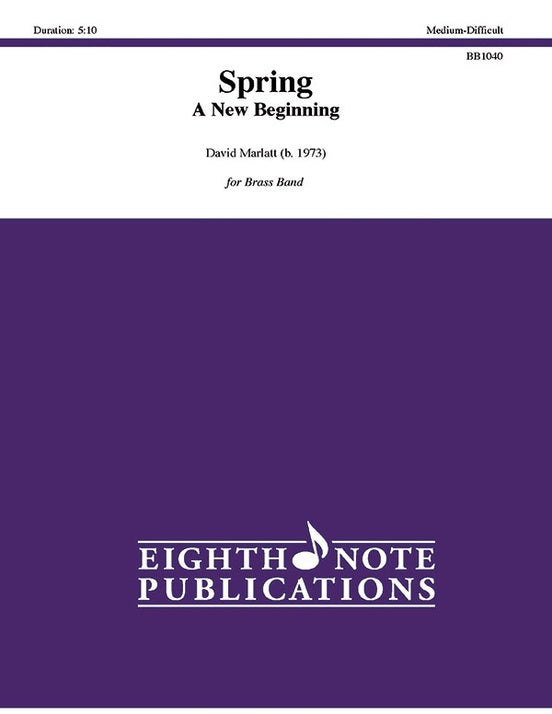Spring - A New Beginning Brass Band Sheet Music for Flexi and Small Ensemble