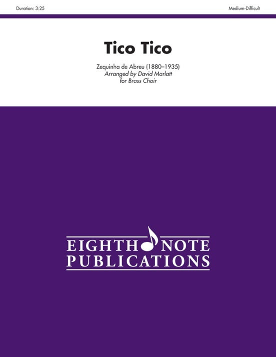 Tico Tico Brass Choir Sheet Music for Flexi and Small Ensemble