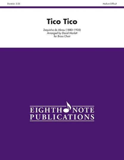 Tico Tico Brass Choir Sheet Music for Flexi and Small Ensemble