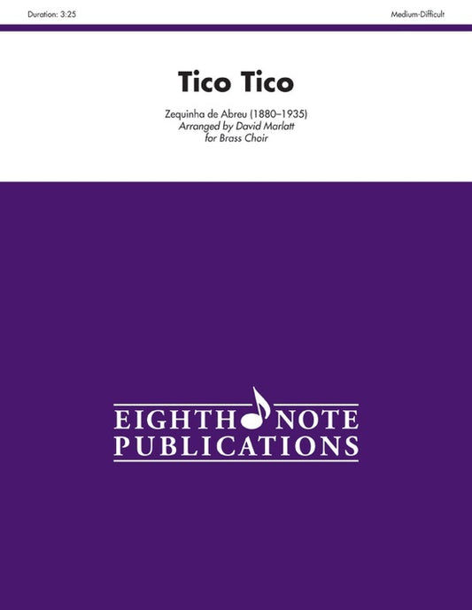 Tico Tico Brass Choir Sheet Music for Flexi and Small Ensemble