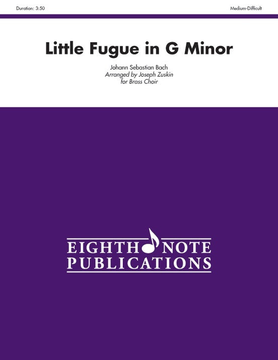 Little Fugue In G Minor Brass Choir