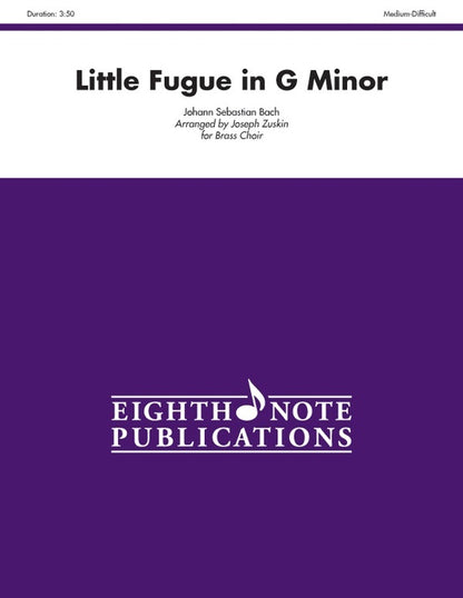Little Fugue In G Minor Brass Choir