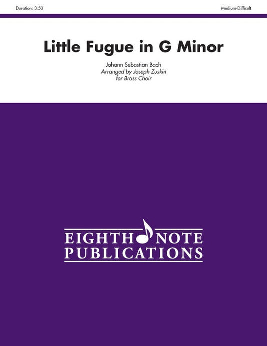 Little Fugue In G Minor Brass Choir