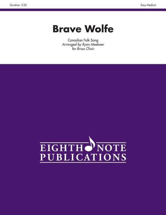 Brave Wolfe Brass Choir Sheet Music for Flexi and Small Ensemble