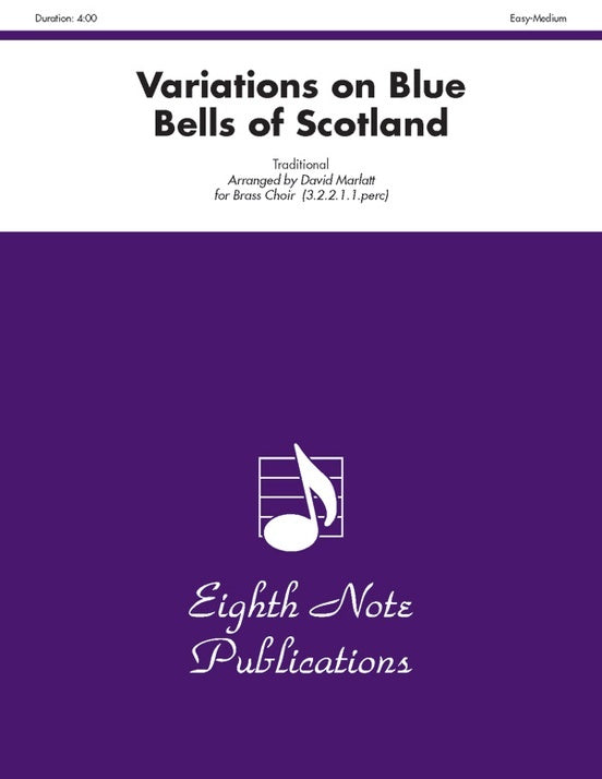 Variations on Blue Bells of Scotland for Brass Choir