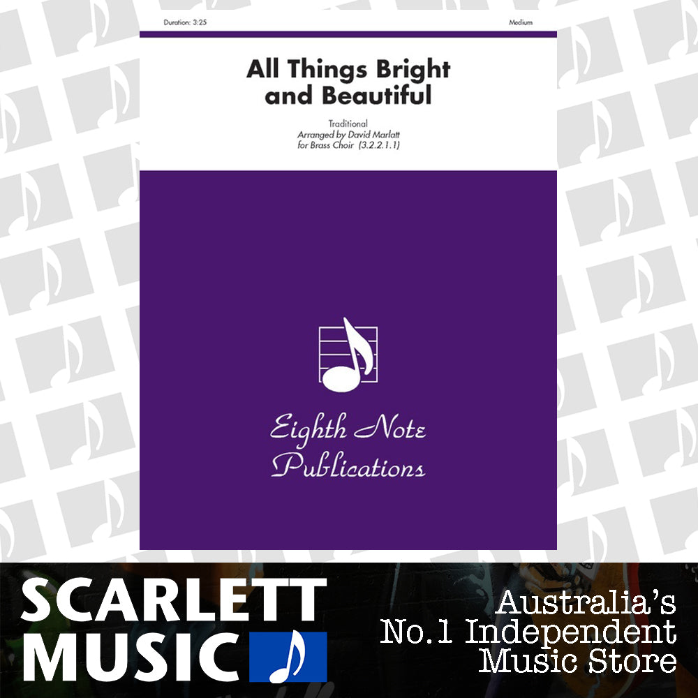 All Things Bright and Beautiful Brass Choir Sheet Music for Flexi and Small Ensemble — view 2
