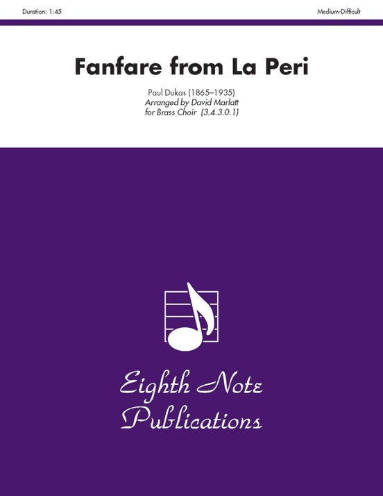 Fanfare From La Peri Brass Choir