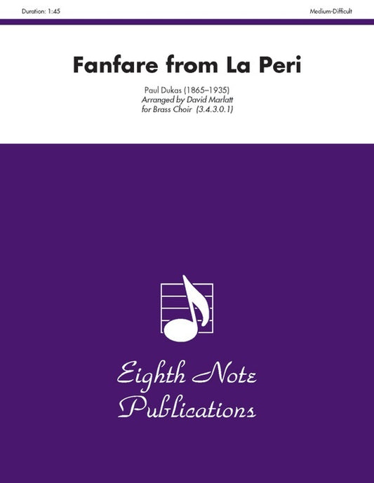 Fanfare From La Peri Brass Choir