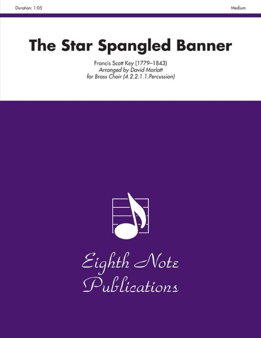 Star Spangled Banner Brass Choir Sheet Music for Flexi and Small Ensemble