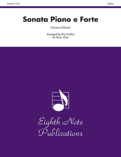 Sonata Piano e Forte Brass Choir Sheet Music for Flexi and Small Ensemble