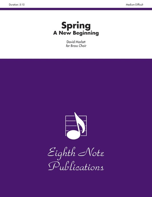 Spring - A New Beginning Brass Choir Sheet Music for Flexi and Small Ensemble