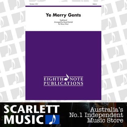 Ye Merry Gents Brass Choir Sheet Music for Small Ensemble — view 2