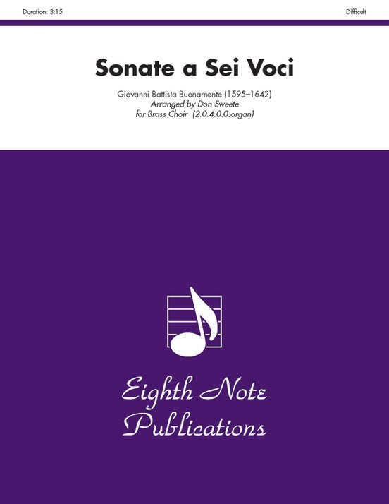 Sonate a Sei Voci for Brass Choir Sheet Music
