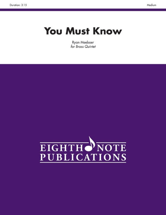 You Must Know Brass Quintet Sheet Music for Flexi and Small Ensemble