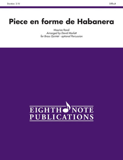 Piece en forme de Habanera for Brass Quintet - Flexi and Small Ensemble Sheet Music