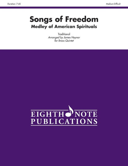 Songs of Freedom Medley for Brass Quintet - Flexi and Small Ensemble Sheet Music