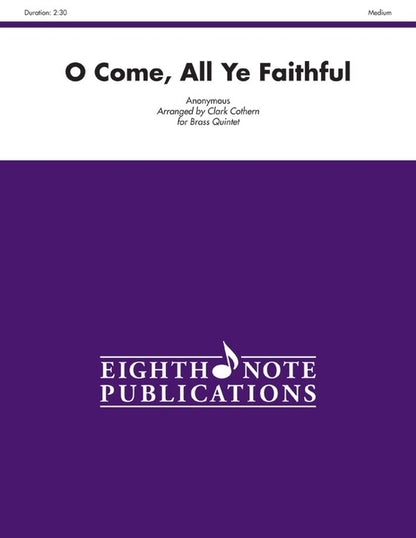 O Come All Ye Faithful Brass Quintet