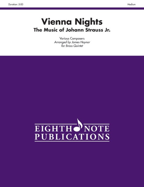 Vienna Night Music Brass Quintet Sheet Music