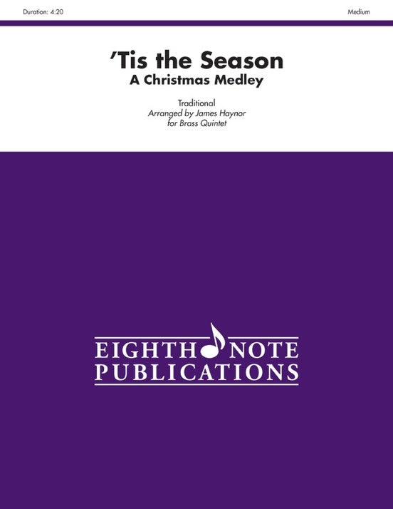 Tis the Season - Christmas Medley for Brass Quintet Sheet Music