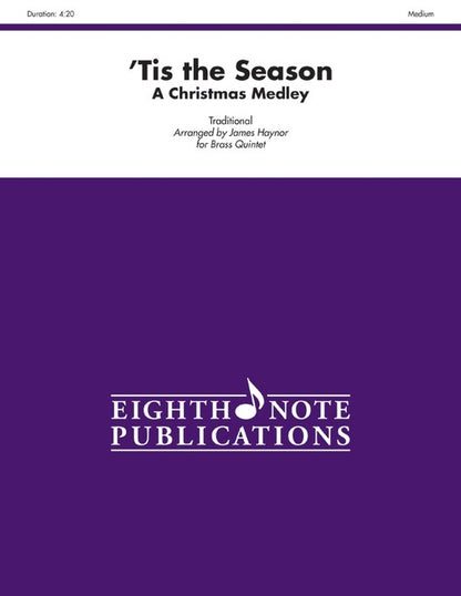 Tis the Season - Christmas Medley for Brass Quintet Sheet Music
