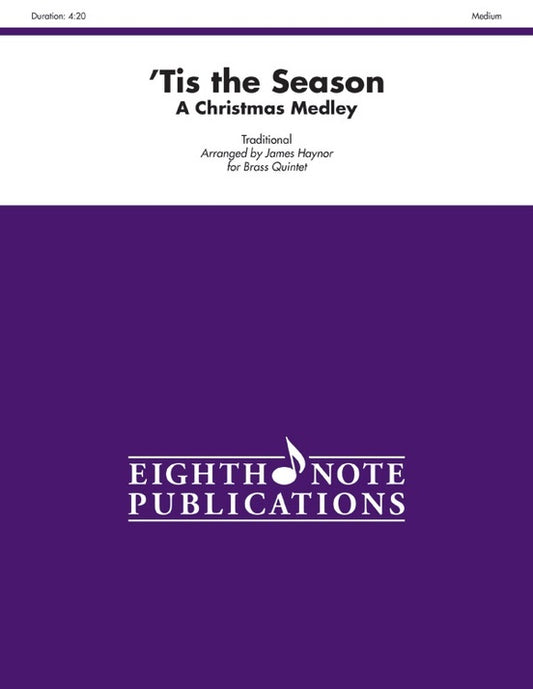 Tis the Season - Christmas Medley for Brass Quintet Sheet Music