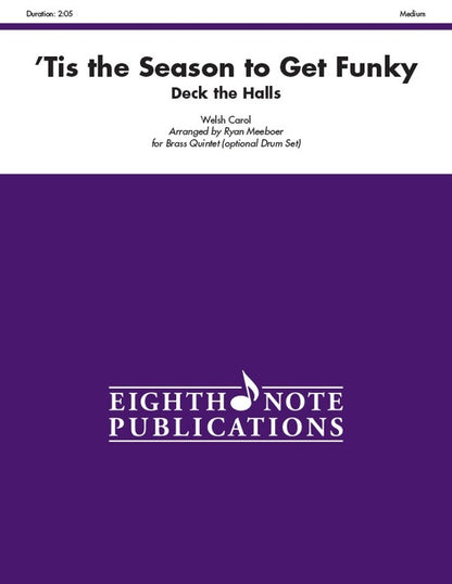 Tis the Season to Get Funky Brass Quintet Sheet Music
