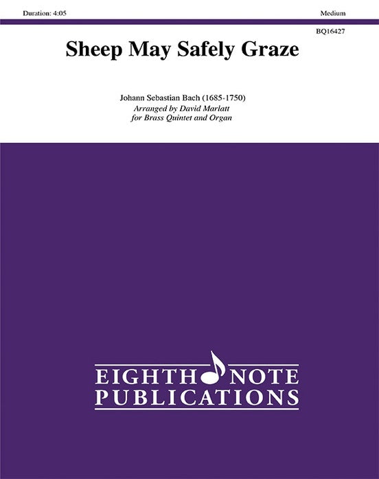 Sheep May Safely Graze for Brass Quintet - Flexi & Small Ensemble Sheet Music