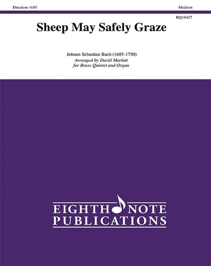Sheep May Safely Graze for Brass Quintet - Flexi & Small Ensemble Sheet Music