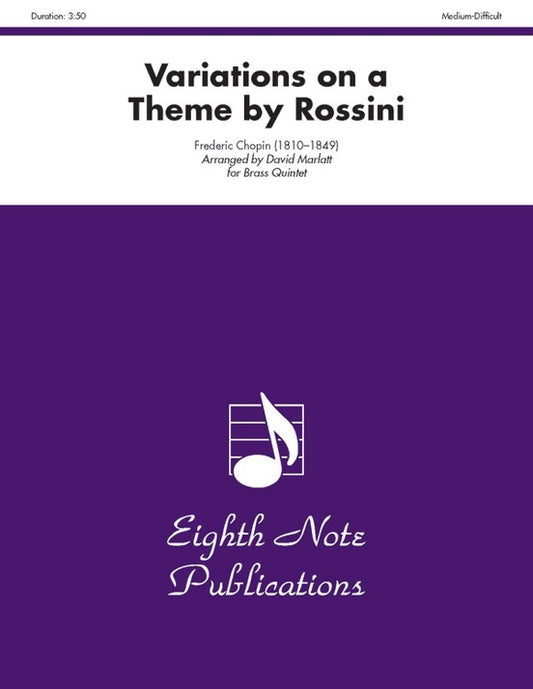 Variations on a Theme by Rossini for Brass Quintet - Flexi and Small Ensemble Sheet Music