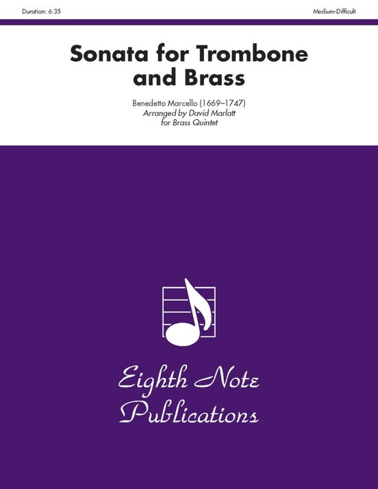 Sonata for Trombone and Brass Quintet Sheet Music